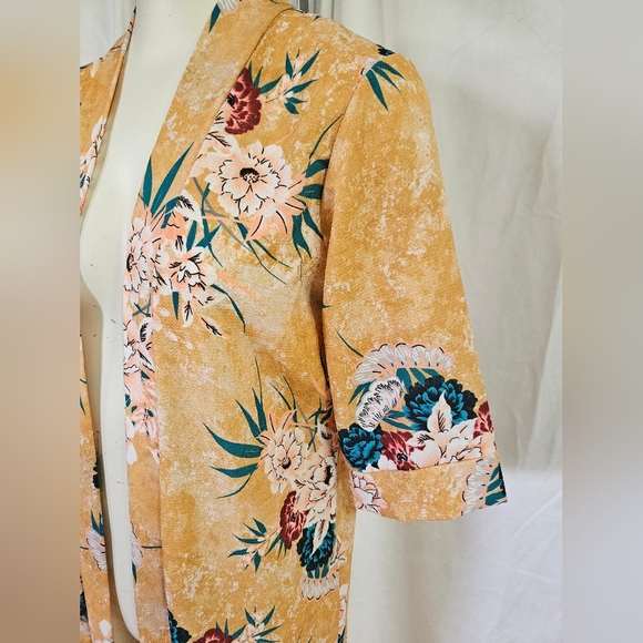 Boohoo 3/4 Sleeve Maxi Kimono - Picture 3 of 10